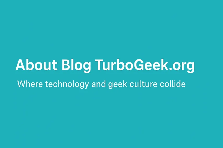 about blog turbogeekorg