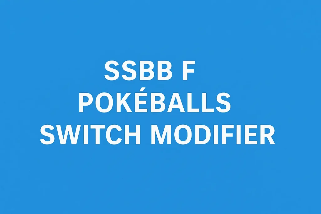ssbb f pokeballs switch modifier