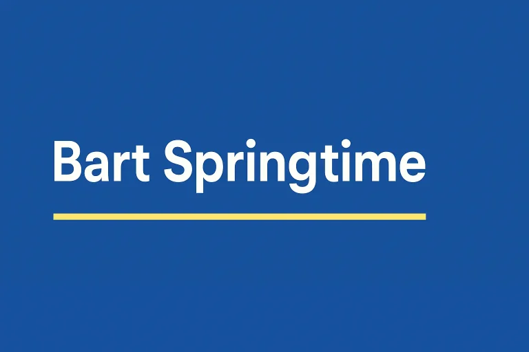 bart springtime