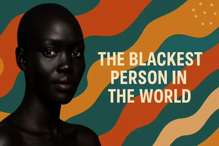 blackest person in the world